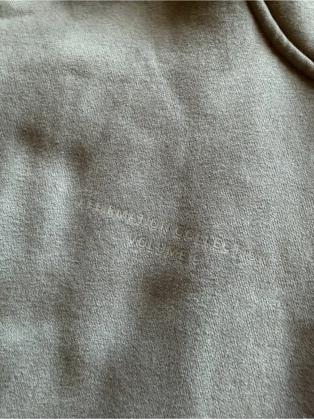 Comfrt Clothing Volume 9 Gray Blue Full Zip Hoodie Medium Oversized Heavy